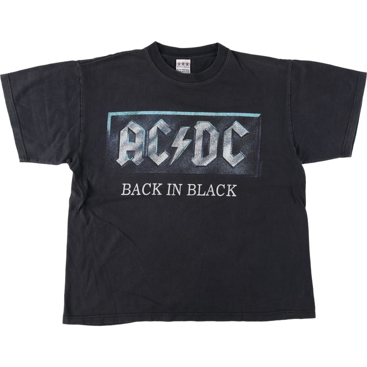00's TSP MERCHANDISE AC cotton black type Vintage Second Hand