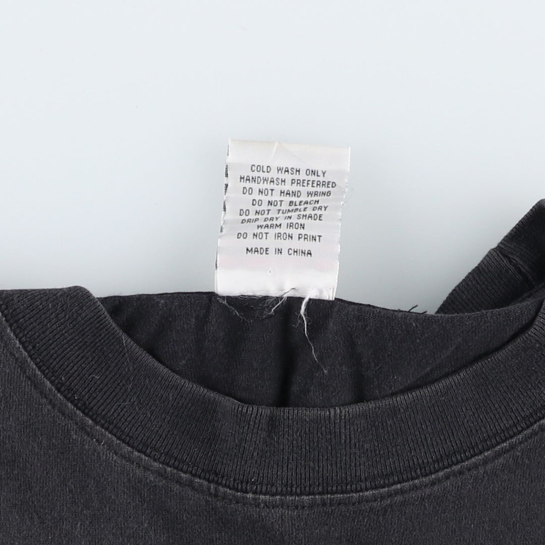00's TSP MERCHANDISE AC cotton black type Vintage Second Hand