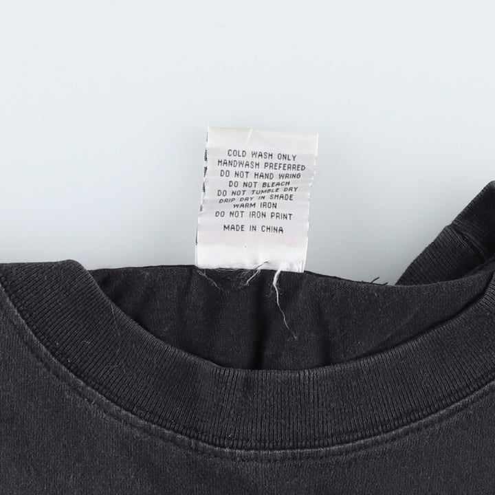 00's TSP MERCHANDISE AC cotton black type Vintage Second Hand