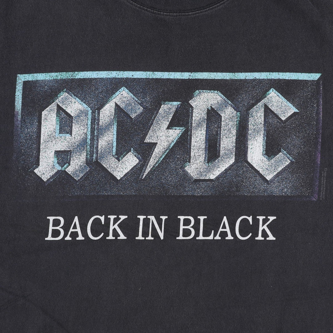 00's TSP MERCHANDISE AC cotton black type Vintage Second Hand