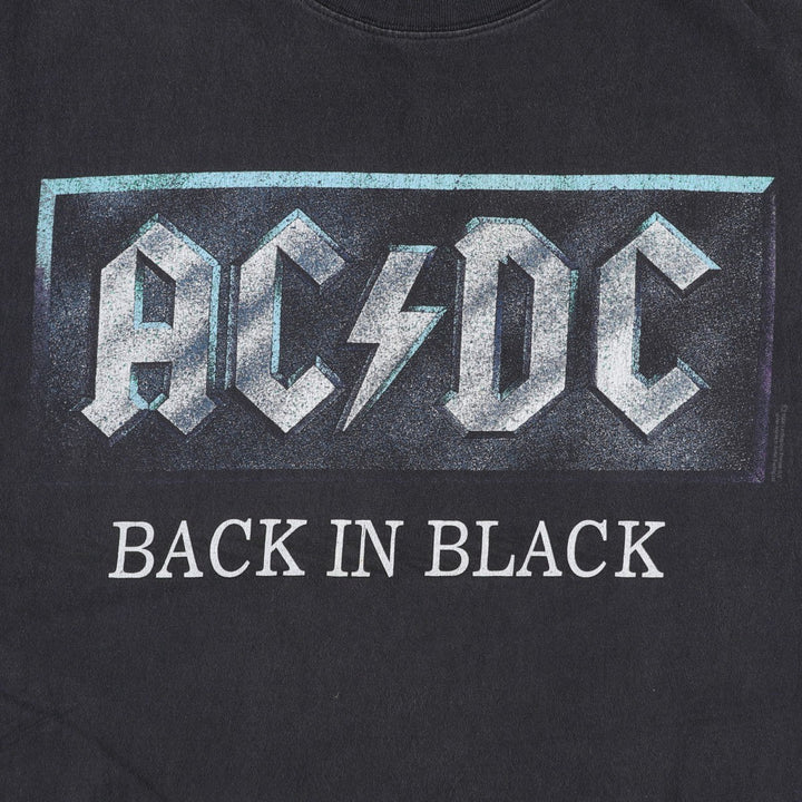00's TSP MERCHANDISE AC cotton black type Vintage Second Hand