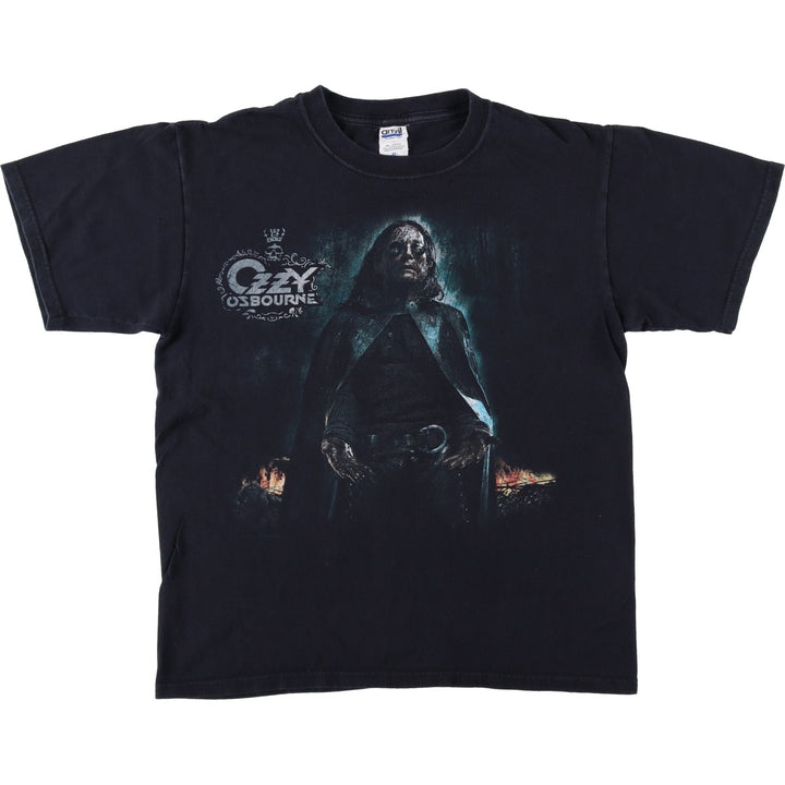 Anvil Ozzy Osbourne Band T-shirt (Men's Size M) cotton black type Vintage Second Hand