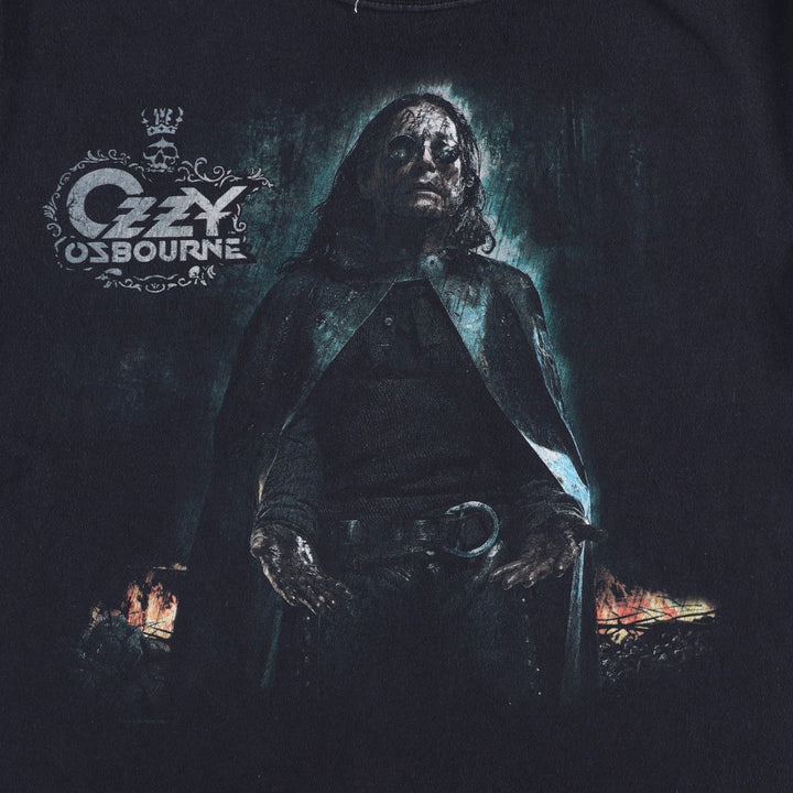 Anvil Ozzy Osbourne Band T-shirt (Men's Size M) cotton black type Vintage Second Hand