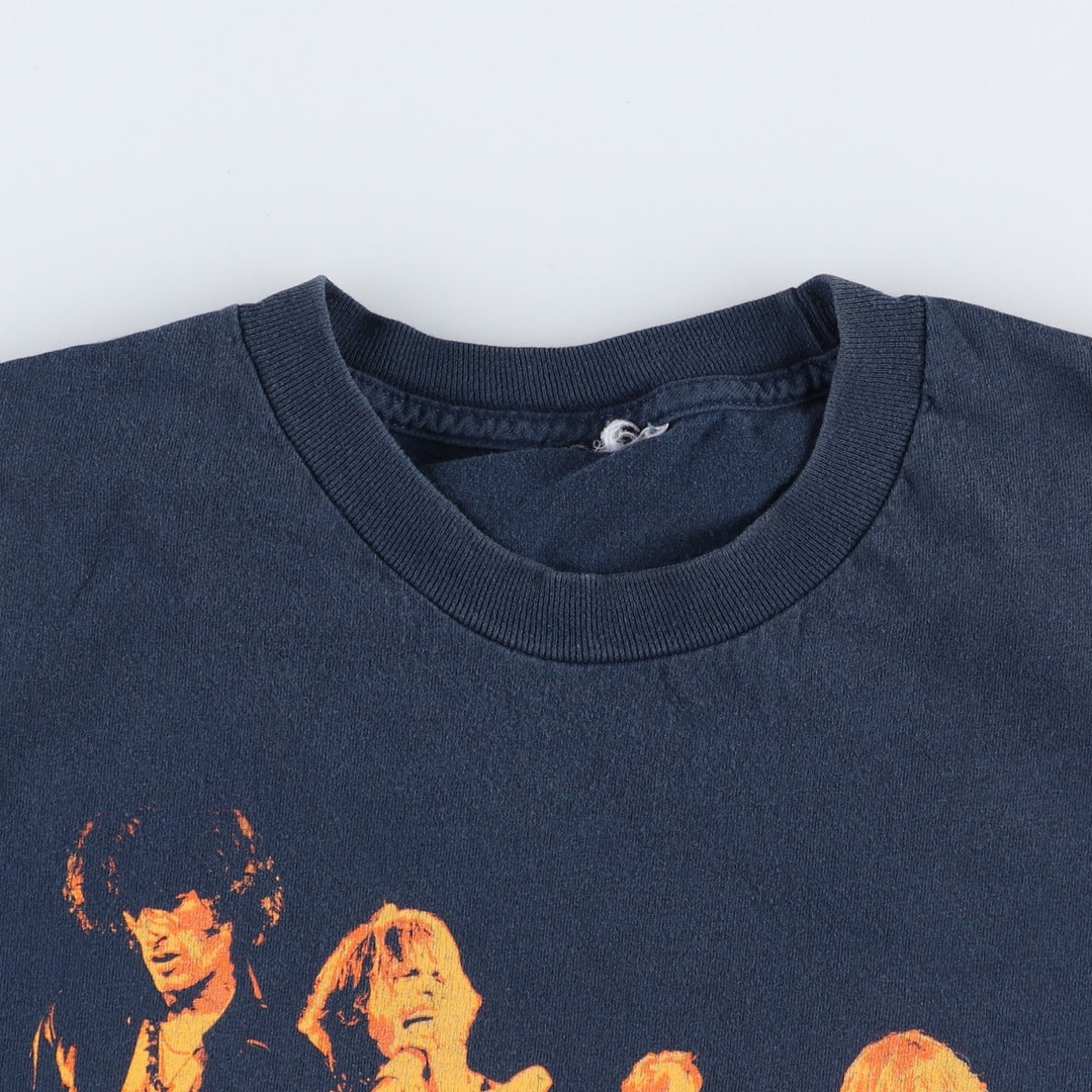 AEROSMITH Aerosmith Band T-shirt, Band T, Men's XL size unclear navy blue type Vintage Second Hand