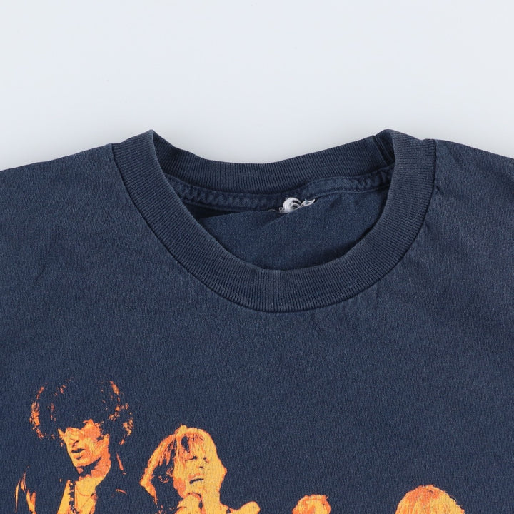 AEROSMITH Aerosmith Band T-shirt, Band T, Men's XL size unclear navy blue type Vintage Second Hand