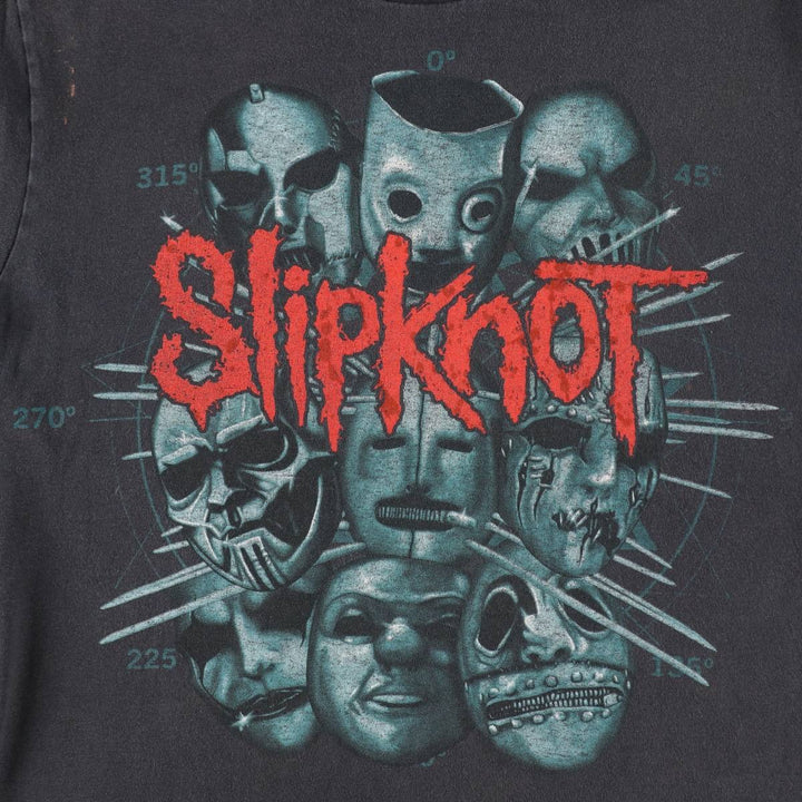 Slipknot Band T-shirt, Band T, Men's S size unclear black type Vintage Second Hand