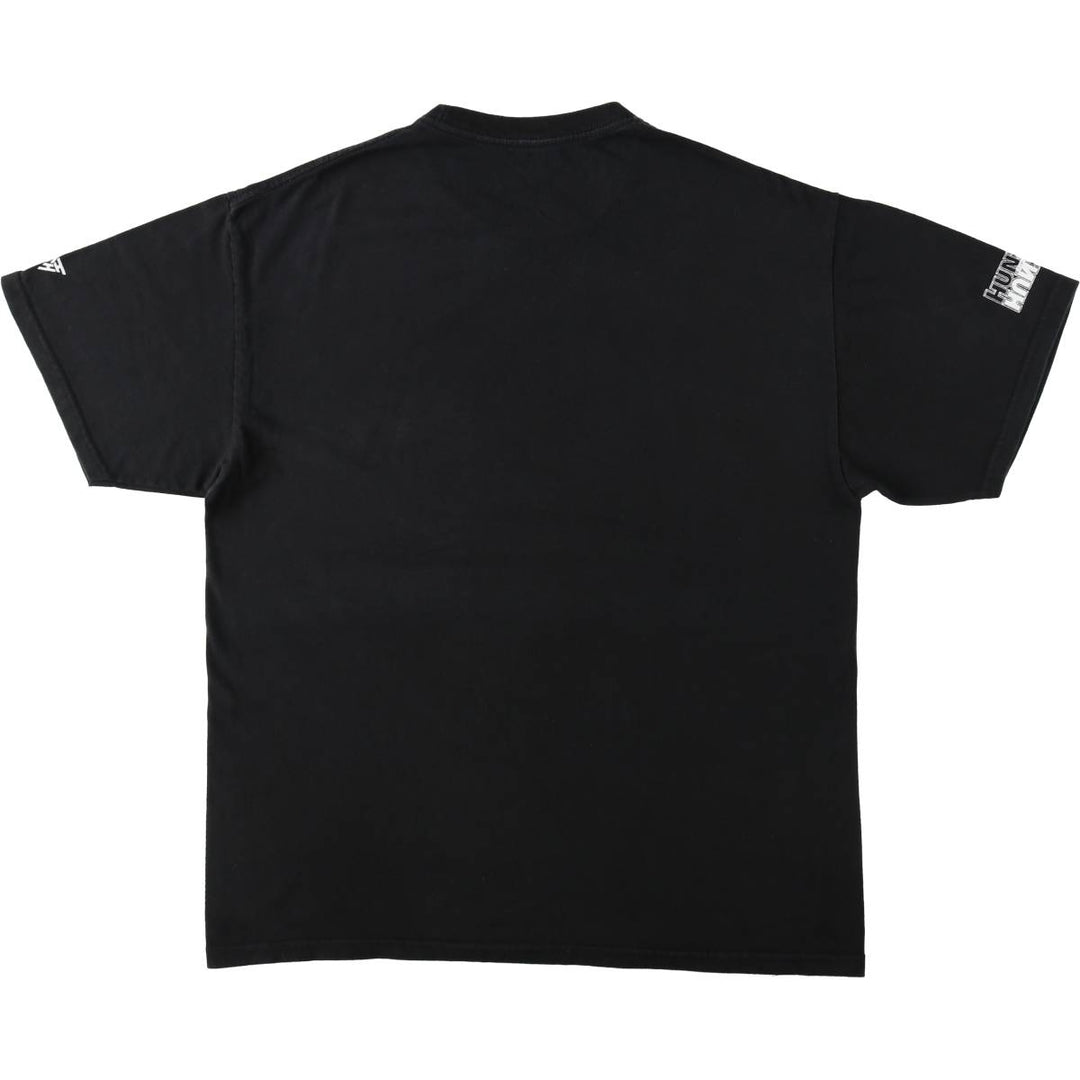 HUNTERxHUNTER Character Print T-Shirt (Men's Size L) unclear black type Vintage Second Hand