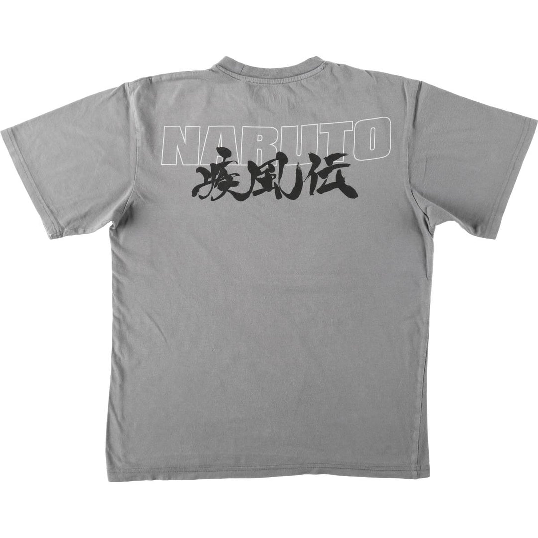 2000'S Naruto Shippuden Uzumaki Naruto Anime Character Print T-Shirt, Men's Size XS (approx.) unclear gray type Vintage Second Hand