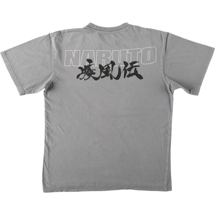 2000'S Naruto Shippuden Uzumaki Naruto Anime Character Print T-Shirt, Men's Size XS (approx.) unclear gray type Vintage Second Hand