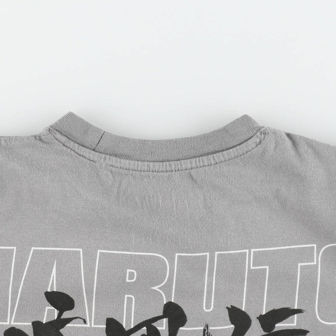 2000'S Naruto Shippuden Uzumaki Naruto Anime Character Print T-Shirt, Men's Size XS (approx.) unclear gray type Vintage Second Hand