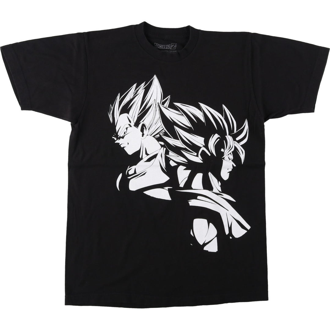 DRAGONBALL Z Dragon Ball Z Anime Character Print T-shirt Men's M size cotton black type Vintage Second Hand