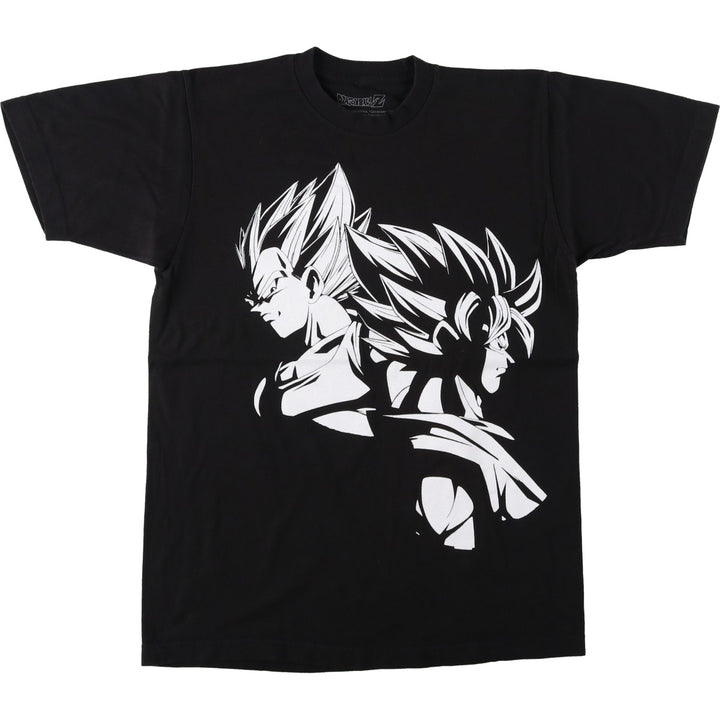 DRAGONBALL Z Dragon Ball Z Anime Character Print T-shirt Men's M size cotton black type Vintage Second Hand