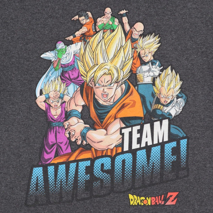 DRAGONBALL Z Dragon Ball Z Anime Character Print T-Shirt Men's XL cotton Charcoal Vintage Second Hand