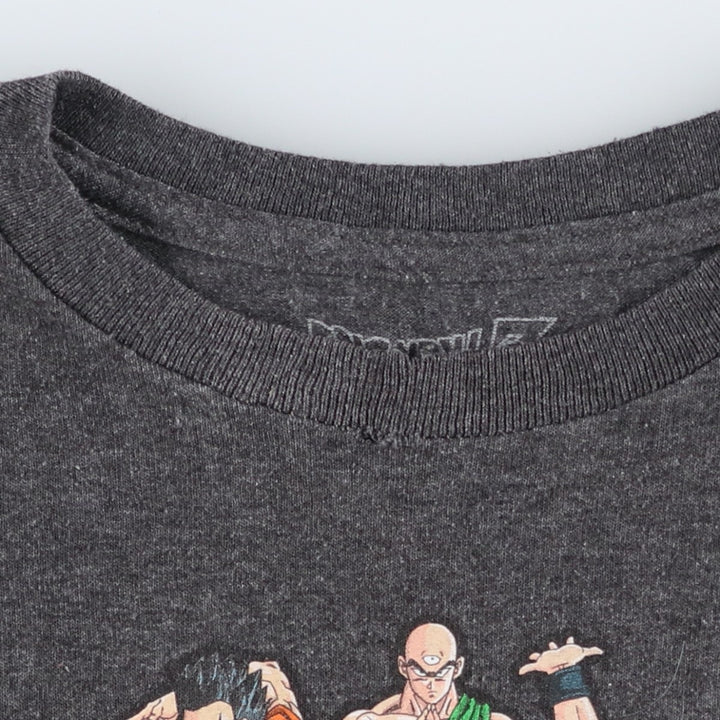 DRAGONBALL Z Dragon Ball Z Anime Character Print T-Shirt Men's XL cotton Charcoal Vintage Second Hand