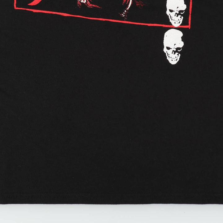 Death Note Ryuk Anime Character Print T-Shirt, Men's XL cotton black type Vintage Second Hand