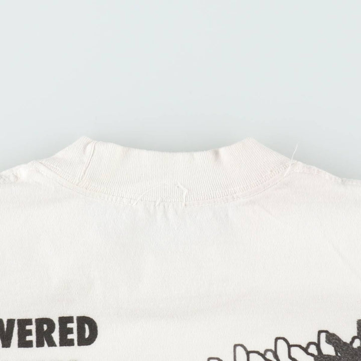 SPIDER MAN character print T-shirt, men's size XL (approx.) unclear white type Vintage Second Hand