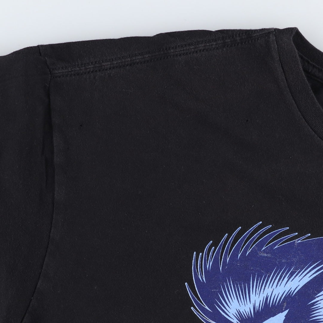 Yu Yu Hakusho Anime Character Print T-Shirt, Men's XXL Equivalent cotton black type Vintage Second Hand