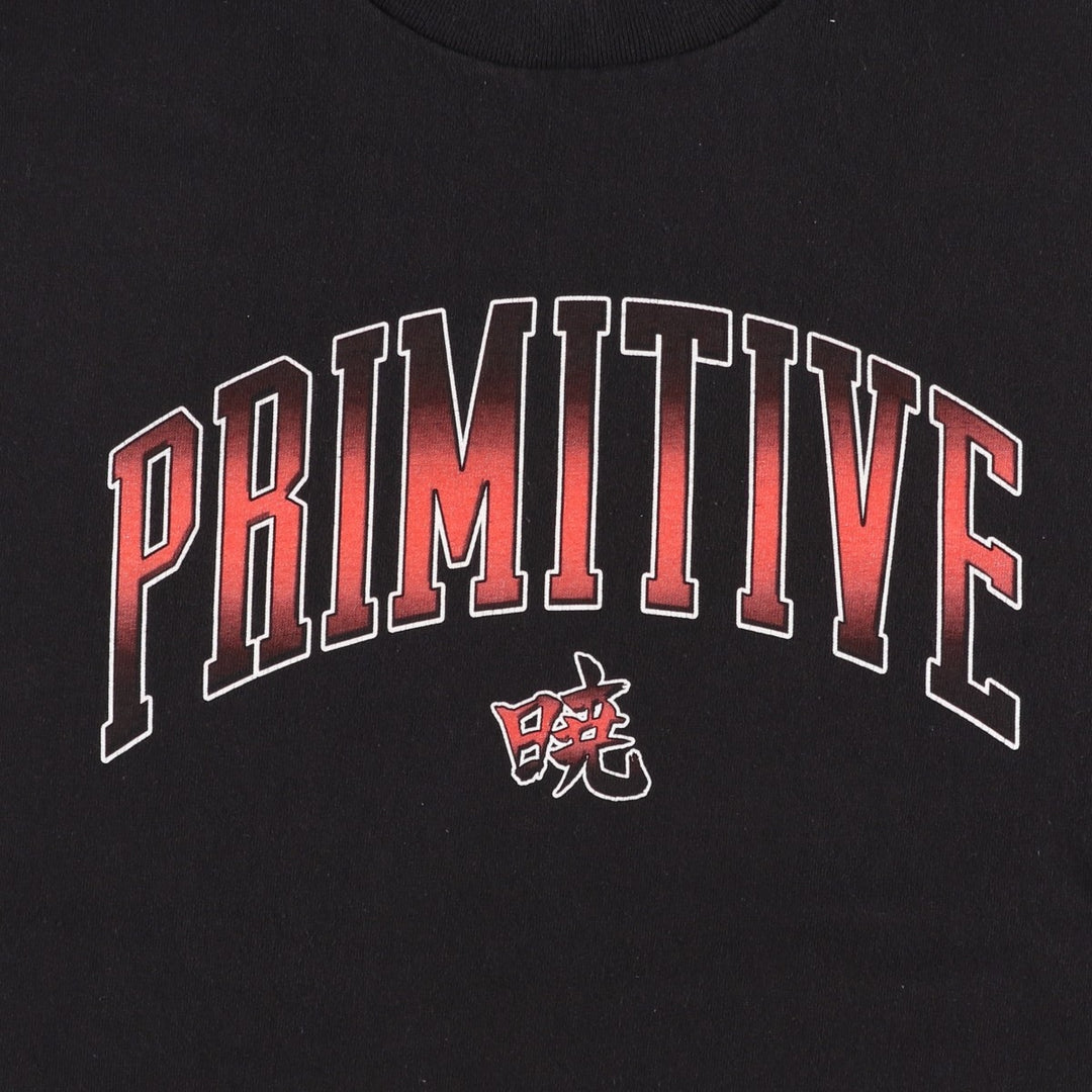 2000'S Primitive Naruto Shippuden Anime Character Print T-Shirt, Men's Size M (approx.) cotton black type Vintage Second Hand