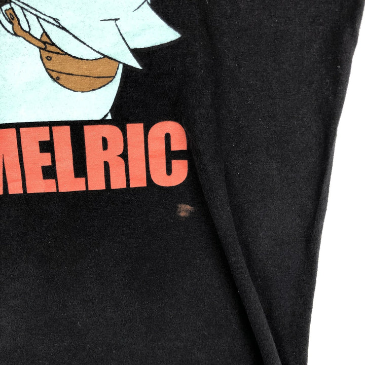 FULLMETAL ALCHEMIST Anime Character Print T-Shirt Men's M Size cotton black type Vintage Second Hand