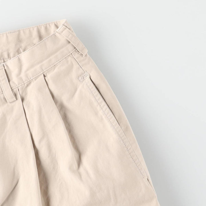 Ralph Lauren POLO by Ralph Lauren HAMMOND PANT, two-pleat chino pants, men's, W32 equivalent cotton Beige type Vintage Second Hand