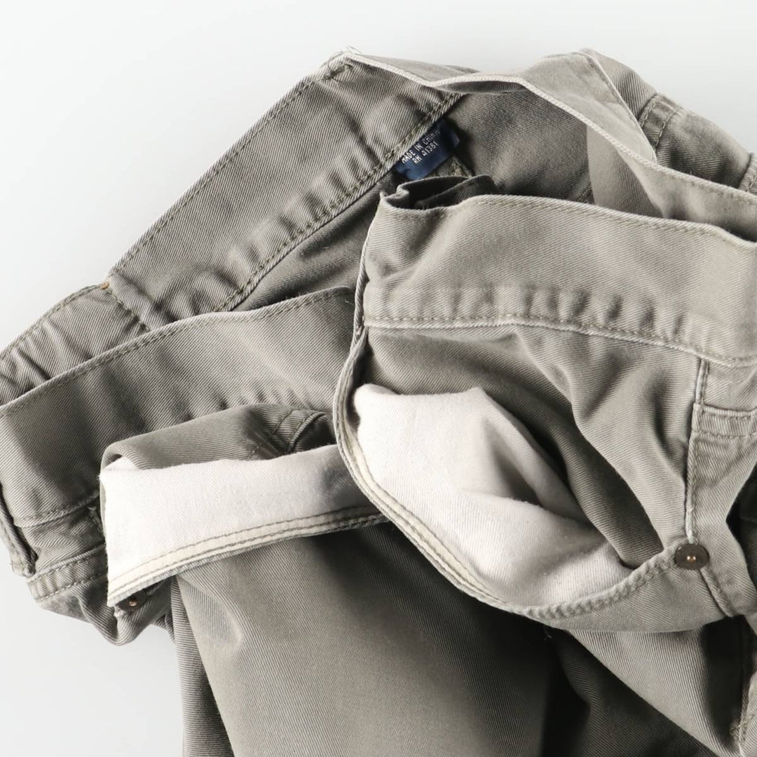 Ralph Lauren POLO RALPH LAUREN Chino Pants Men's W35 equivalent cotton Khaki type sage green Vintage Second Hand