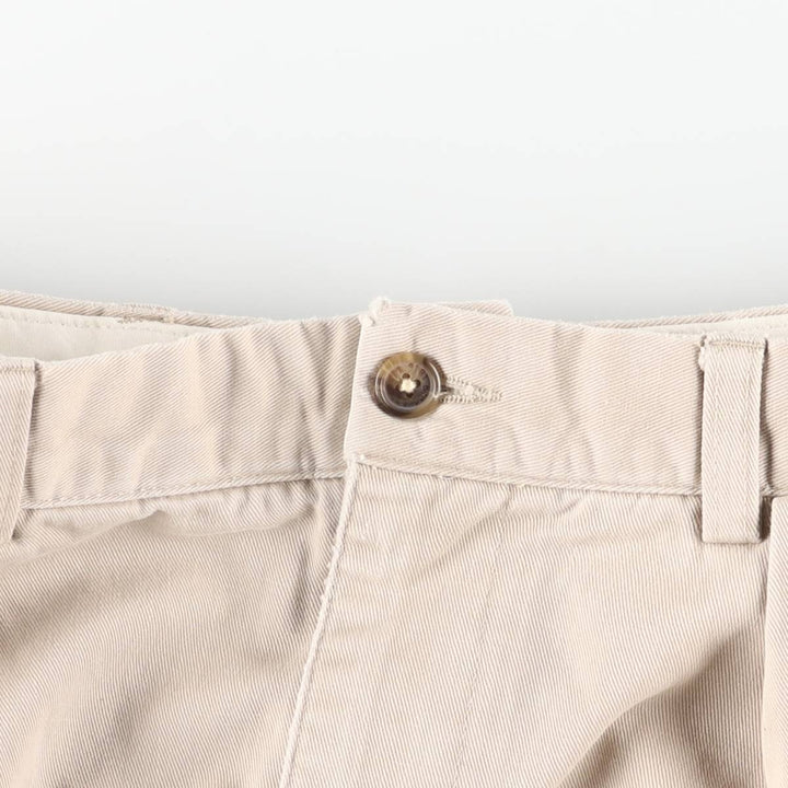 Ralph Lauren POLO by Ralph Lauren ANDREW PANT Two-pleat chino pants for men, equivalent to W34 cotton unbleached Vintage Second Hand