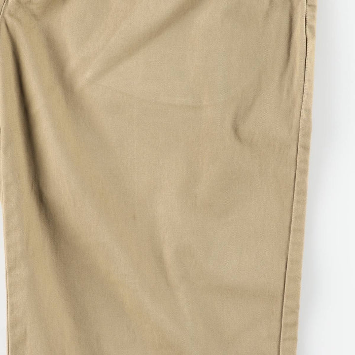 Ralph Lauren POLO by Ralph Lauren Two-pleat Chino Pants for Men, W33 equivalent cotton brown type Vintage Second Hand