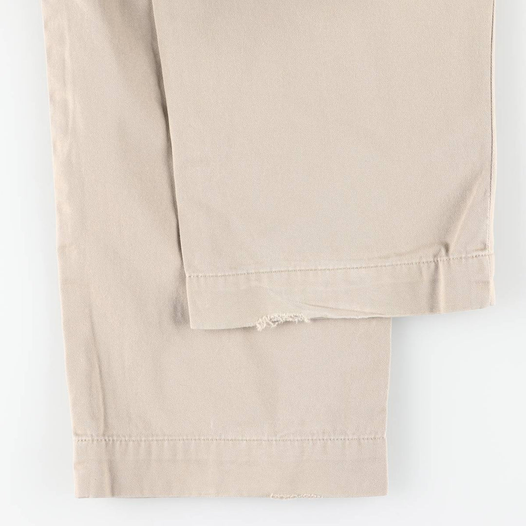 Ralph Lauren POLO by Ralph Lauren PROSPECT PANT Chino pants for men, equivalent to w35 cotton beige type brown Vintage Second Hand