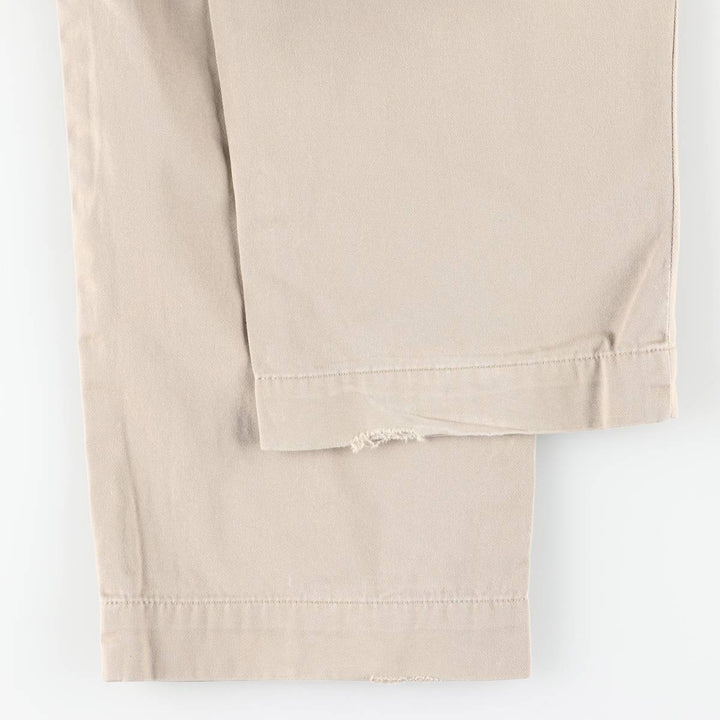 Ralph Lauren POLO by Ralph Lauren PROSPECT PANT Chino pants for men, equivalent to w35 cotton beige type brown Vintage Second Hand