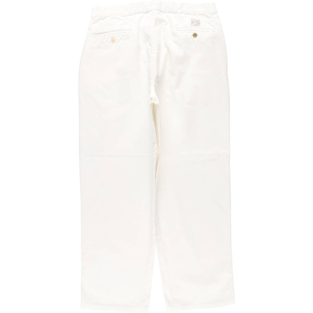 Ralph Lauren POLO by Ralph Lauren Two-pleat Chino Pants for Men, W35 cotton white type Vintage Second Hand