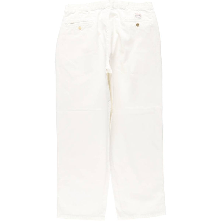 Ralph Lauren POLO by Ralph Lauren Two-pleat Chino Pants for Men, W35 cotton white type Vintage Second Hand