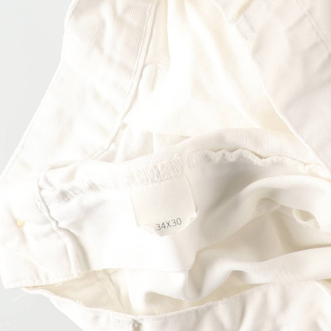 Ralph Lauren POLO by Ralph Lauren Two-pleat Chino Pants for Men, W35 cotton white type Vintage Second Hand