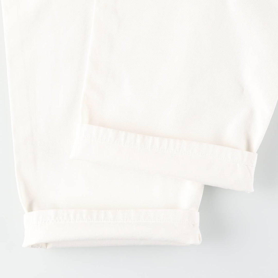 Ralph Lauren POLO by Ralph Lauren Two-pleat Chino Pants for Men, W35 cotton white type Vintage Second Hand