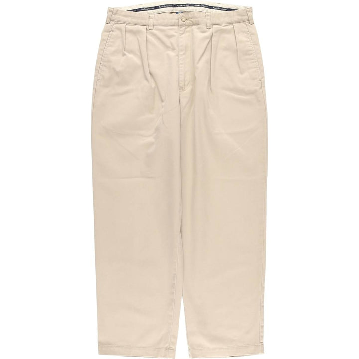 Ralph Lauren Polo Ralph Lauren Andrew Pant Two-pleat Chino Pants Men's W36 cotton Beige type Vintage Second Hand