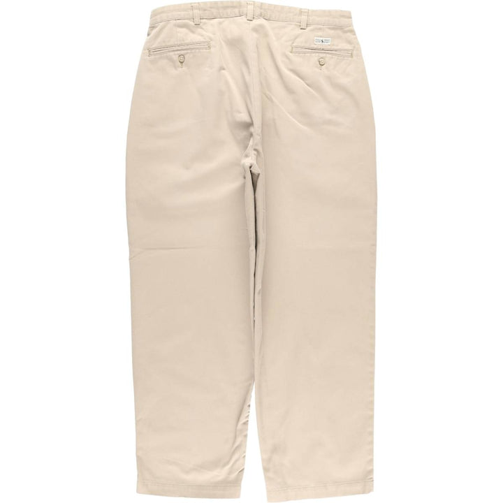 Ralph Lauren Polo Ralph Lauren Andrew Pant Two-pleat Chino Pants Men's W36 cotton Beige type Vintage Second Hand