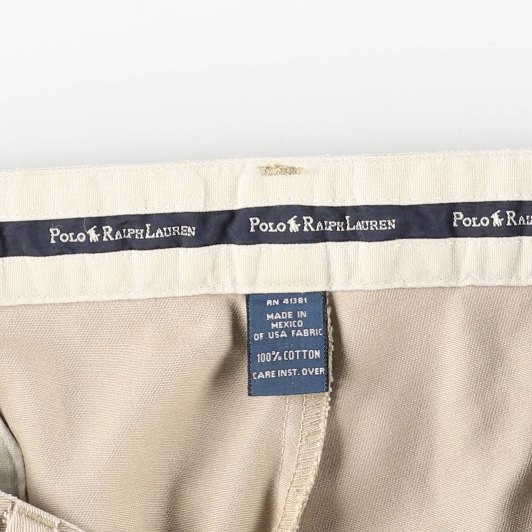 Ralph Lauren Polo Ralph Lauren Andrew Pant Two-pleat Chino Pants Men's W36 cotton Beige type Vintage Second Hand