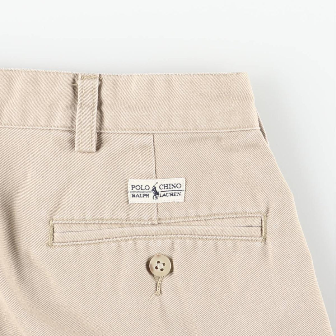 Ralph Lauren Polo Ralph Lauren Andrew Pant Two-pleat Chino Pants Men's W36 cotton Beige type Vintage Second Hand
