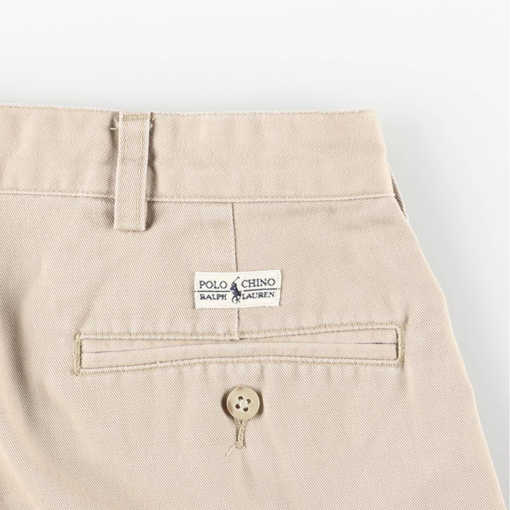 Ralph Lauren Polo Ralph Lauren Andrew Pant Two-pleat Chino Pants Men's W36 cotton Beige type Vintage Second Hand