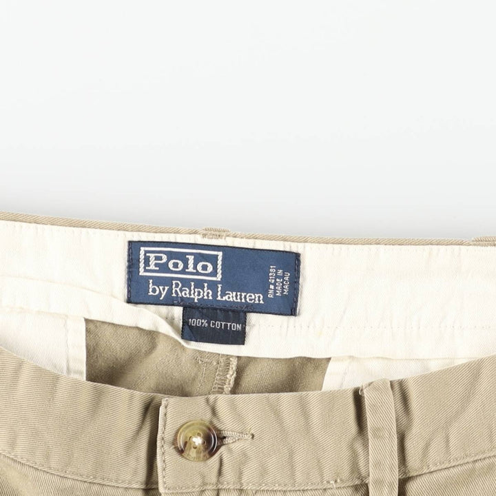 Ralph Lauren POLO by Ralph Lauren Chino Pants Men's W37 cotton Khaki type beige Vintage Second Hand