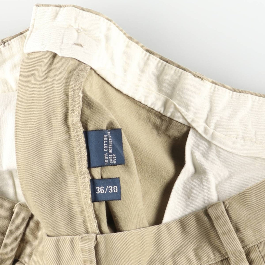 Ralph Lauren POLO by Ralph Lauren Chino Pants Men's W37 cotton Khaki type beige Vintage Second Hand