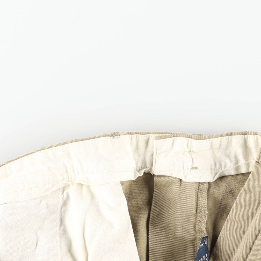Ralph Lauren POLO by Ralph Lauren Chino Pants Men's W37 cotton Khaki type beige Vintage Second Hand