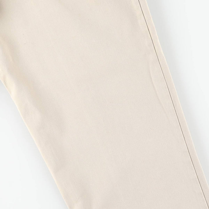 Ralph Lauren POLO by Ralph Lauren HAMMOND PANT, two-pleat chino pants, men's, w34 equivalent cotton Beige type Vintage Second Hand