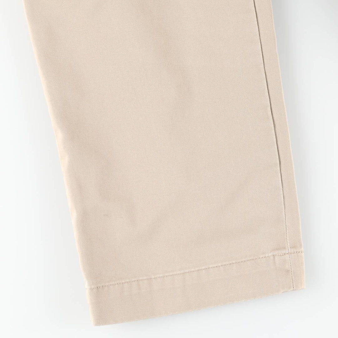 Ralph Lauren POLO by Ralph Lauren ETHAN PANT Two-pleat chino pants for men, size W34 cotton Beige type Vintage Second Hand
