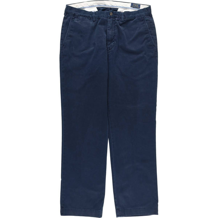 Ralph Lauren POLO RALPH LAUREN Classic Fit Chino Pants, Men's, Size W37 cotton navy blue type Vintage Second Hand