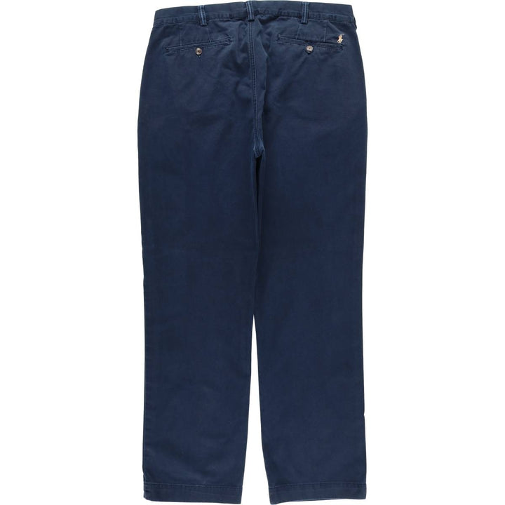 Ralph Lauren POLO RALPH LAUREN Classic Fit Chino Pants, Men's, Size W37 cotton navy blue type Vintage Second Hand