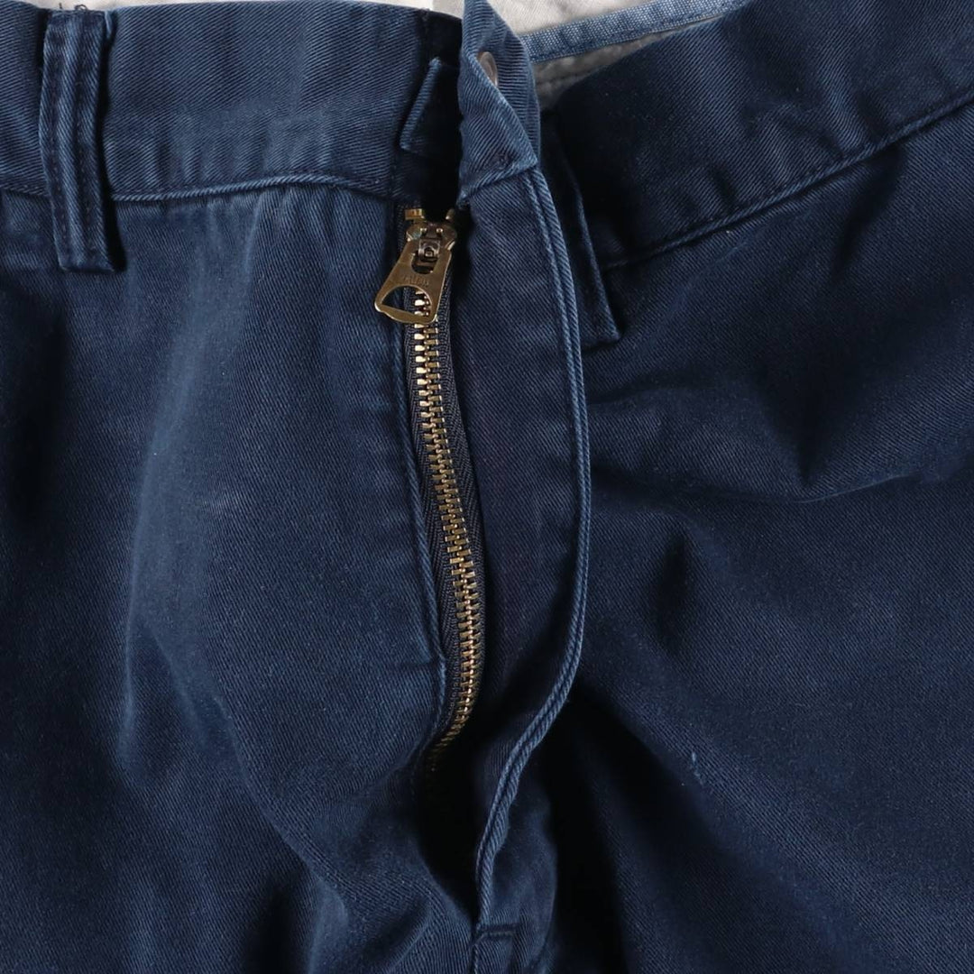Ralph Lauren POLO RALPH LAUREN Classic Fit Chino Pants, Men's, Size W37 cotton navy blue type Vintage Second Hand