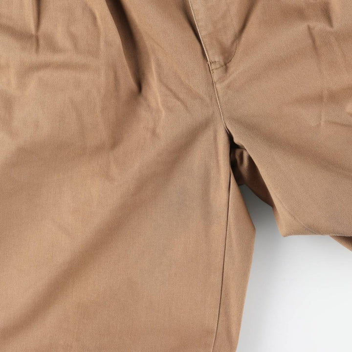 Ralph Lauren POLO RALPH LAUREN ANDREW PANT Two-pleat chino pants for men, size W33 cotton brown type Vintage Second Hand