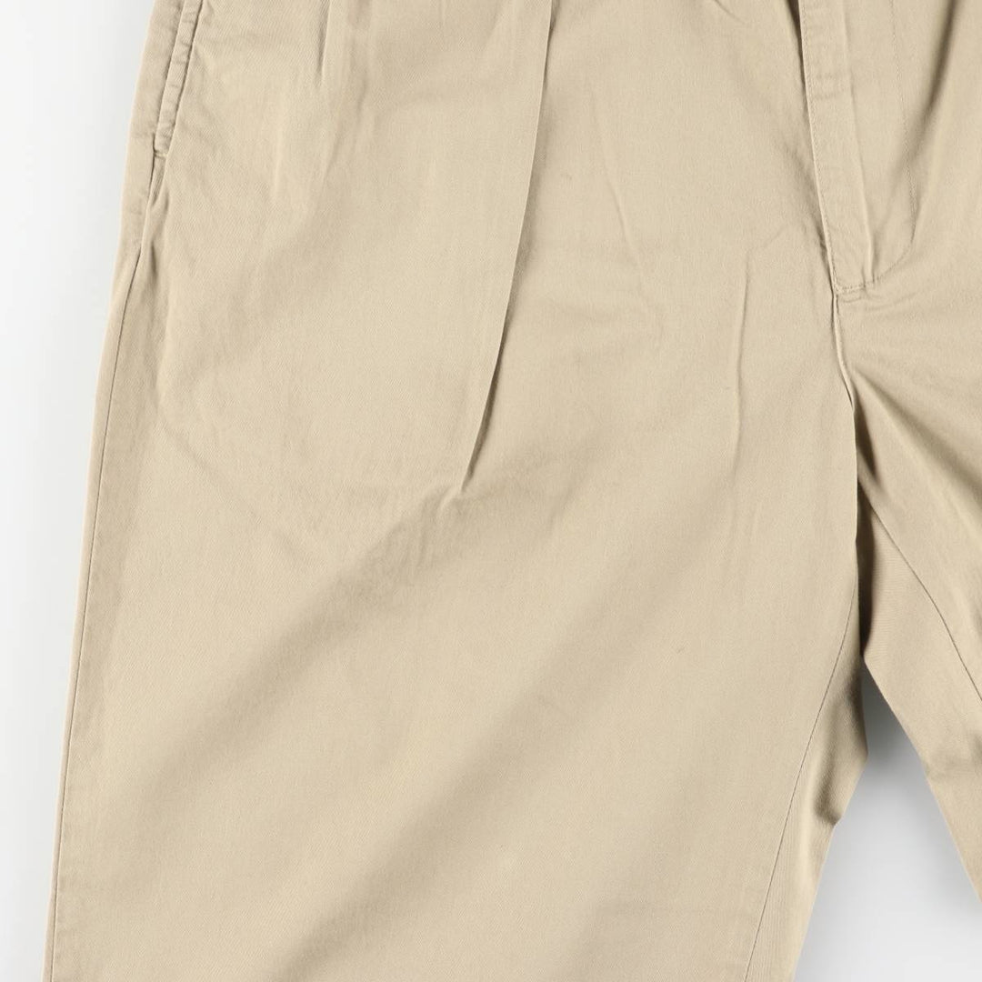 Ralph Lauren POLO GOLF Polo Golf Two-pleat Chino Pants for Men, Size W34 cotton Khaki type beige Vintage Second Hand