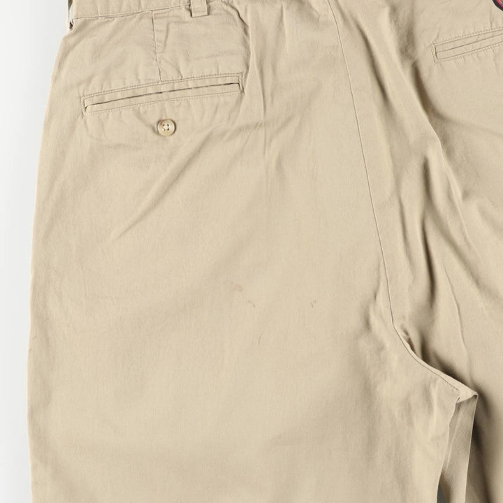 Ralph Lauren POLO GOLF Polo Golf Two-pleat Chino Pants for Men, Size W34 cotton Khaki type beige Vintage Second Hand