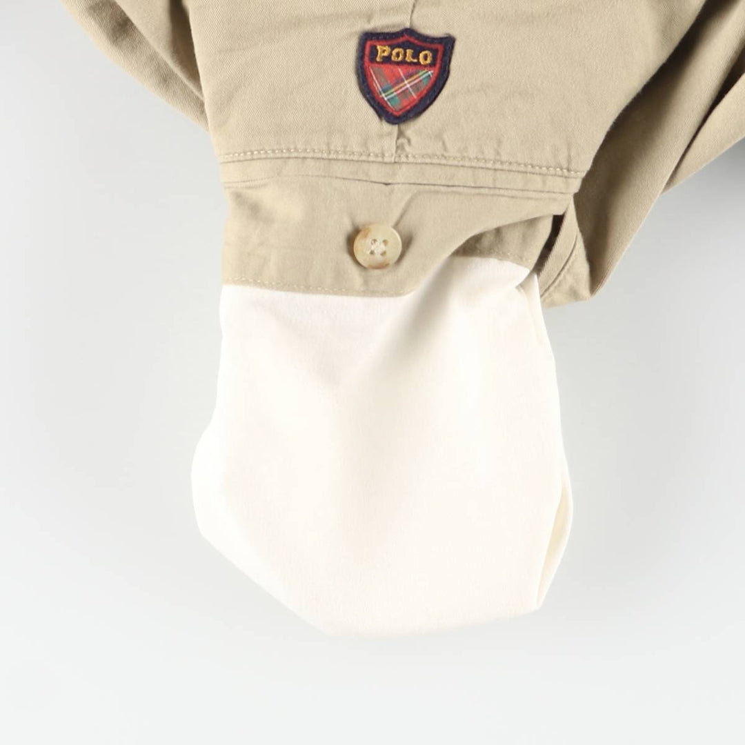 Ralph Lauren POLO GOLF Polo Golf Two-pleat Chino Pants for Men, Size W34 cotton Khaki type beige Vintage Second Hand